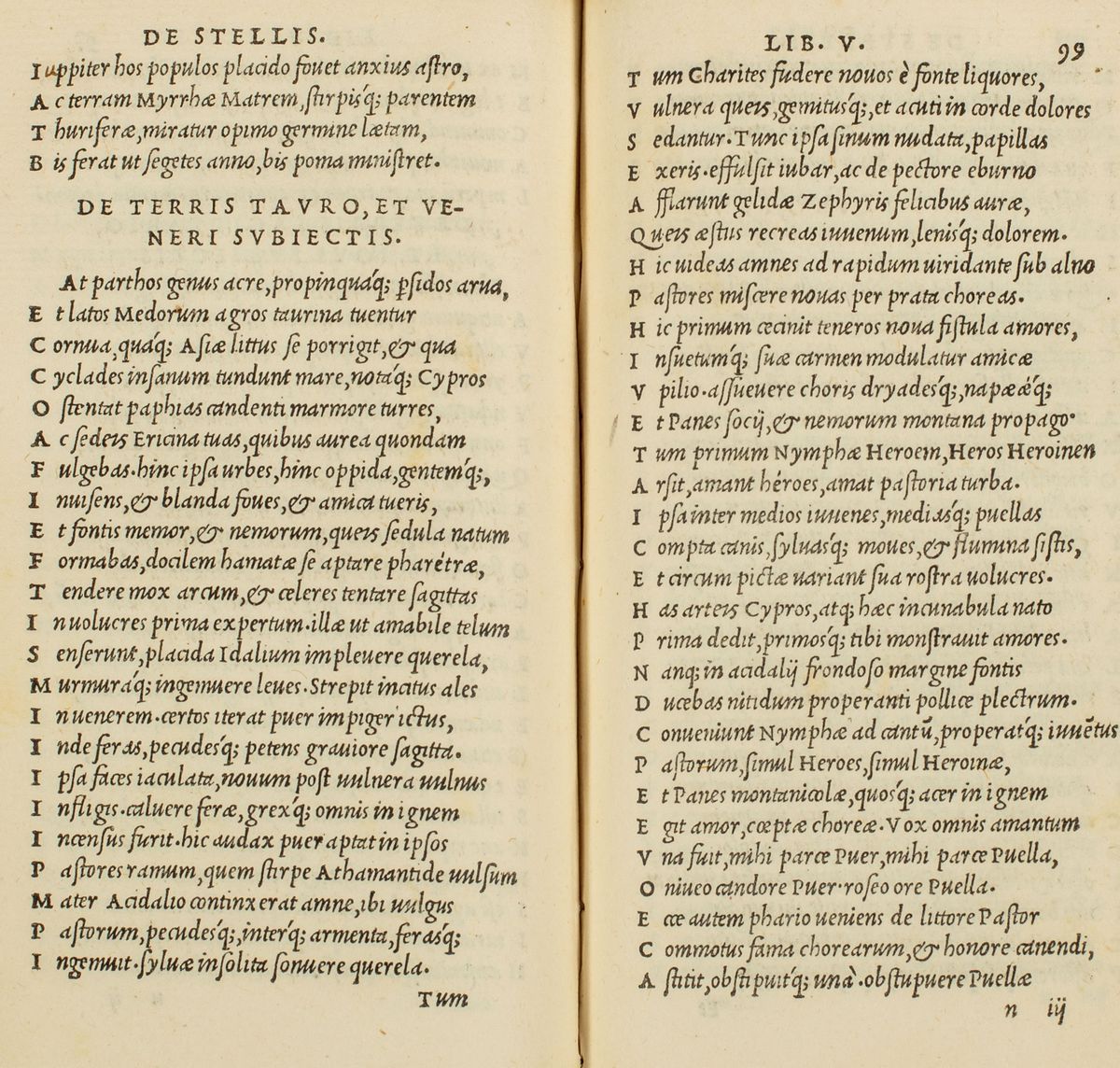 Giovanni Pontano - Opera. Urania, Sive De Stellis Libri Quinque...