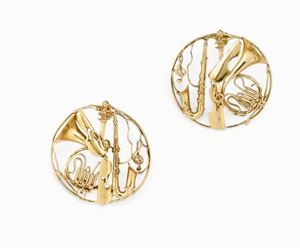 Arman Fernandez - Earrings with instruments