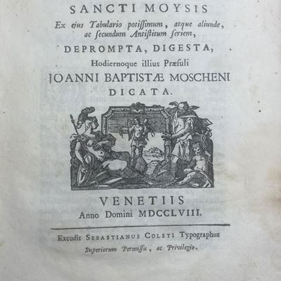 Monumenta Ecclesiae Venetae Sancti Moysis