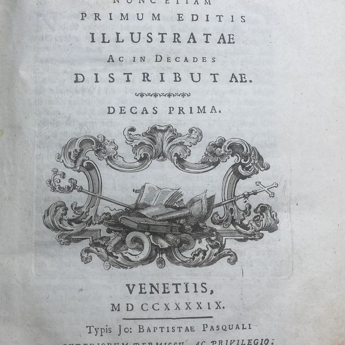 Niccolò Coleti - Monumenta Ecclesiae Venetae Sancti Moysis