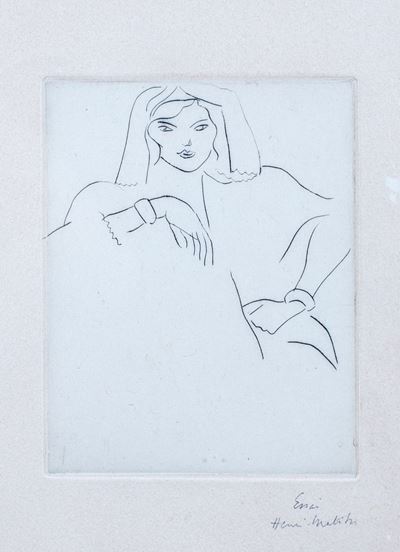 Jeune Femme Accoudée