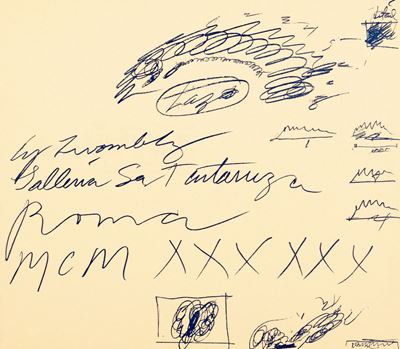 Invito alla mostra personale presso la galleria La Tartaruga, 1960