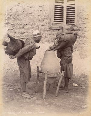 Bonfils Félix - Sakkas porteurs d'eau au Caire