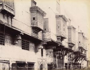Sébah Pascal - Balcons (Moucharabieh)