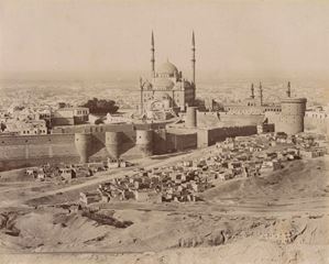 Vue generale de la Mosquée, Cairo