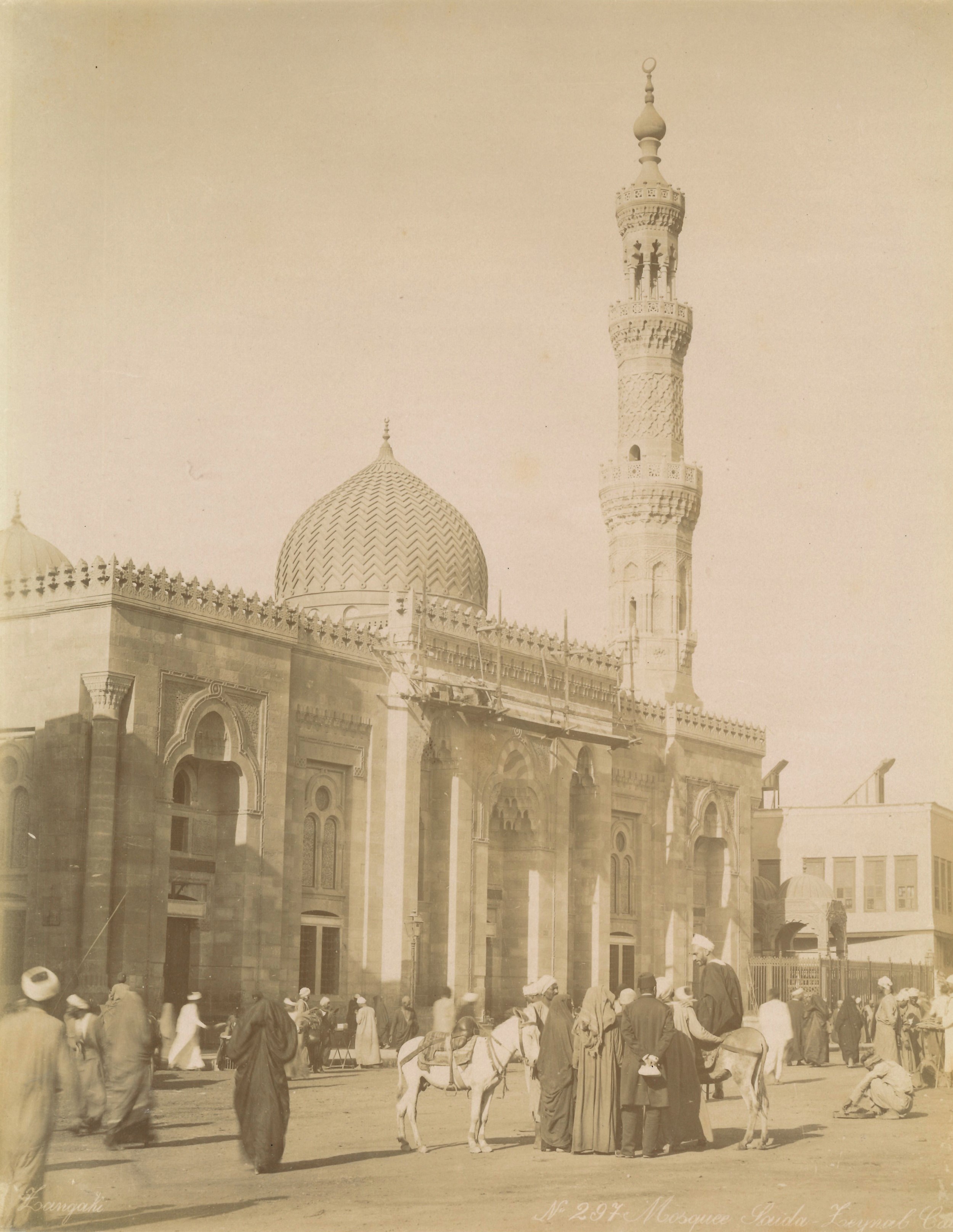 George & Constantine Zangaki - Mosquee Saida Zeynab Caire ; Mosquee Sultan Hassan ; Caire, Interi...