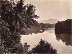The Mahaweli Ganga and hunasgiriya peak; Kandy