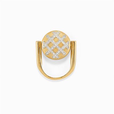 Anello in Oro 18k, Diamanti e Gemme