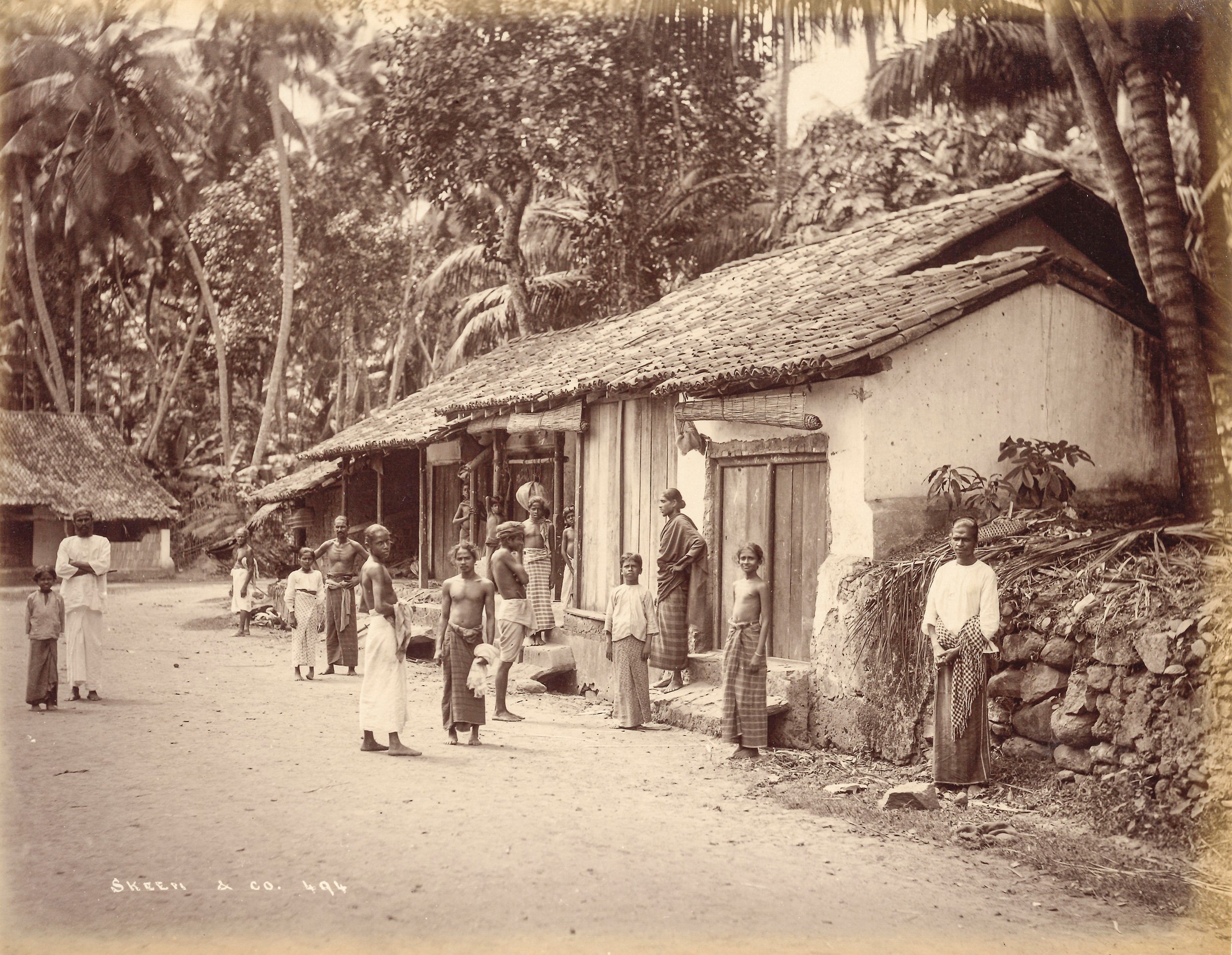 William Louis Henry Skeen & Co - Street Scene Kandy