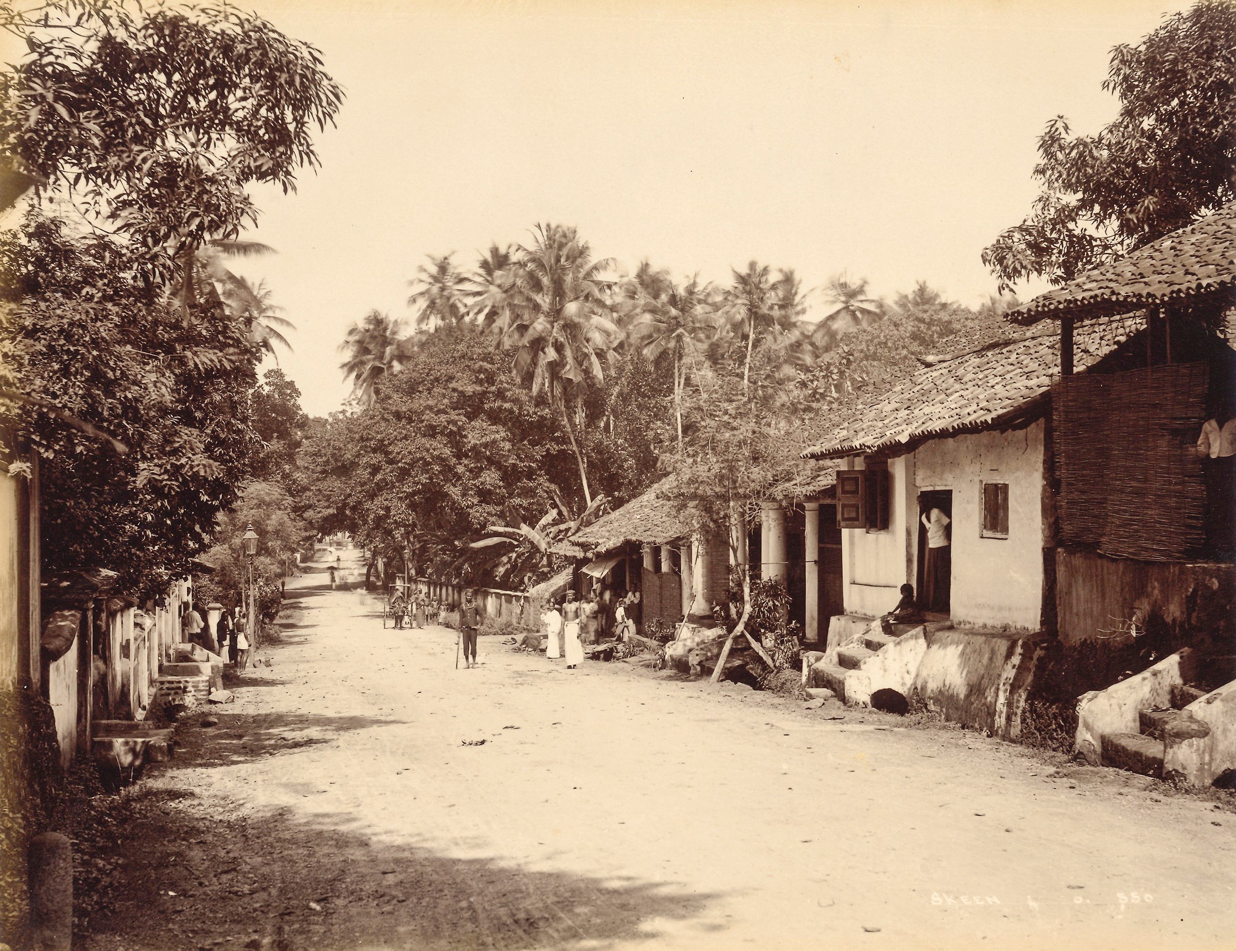 William Louis Henry Skeen & Co - Street Scene Kandy