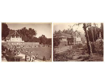 Buddha Temple, Kandy, Ceylon