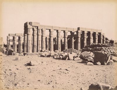 Louqsor Colonnade Du Temple D'amenhaut