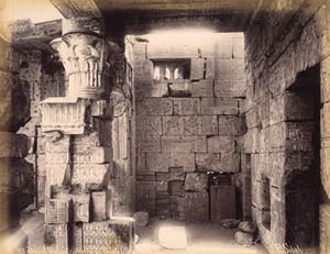 Deir-el-Medinet (intèrieur du temple)