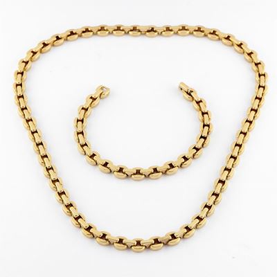 Collana e Bracciale in Oro 18k