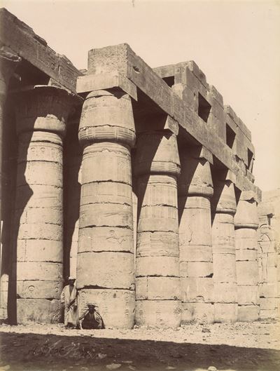 Ramesseum, Les Colonnes Du Temple