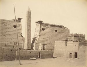 Luxor, obelisque et pylone de Ramses