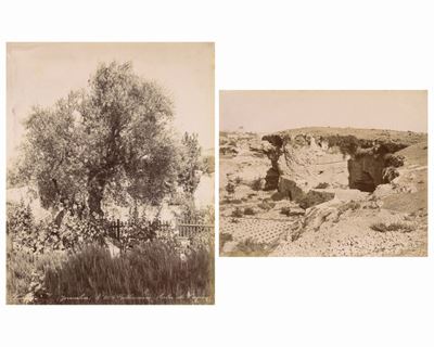 Jerusalem, Gethsemani Arbre De L'agonie ; Jerusalem, Grotte De Jeremie