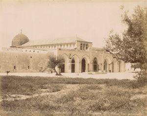 Jerusalem Mosquee El Aksa, vue générale