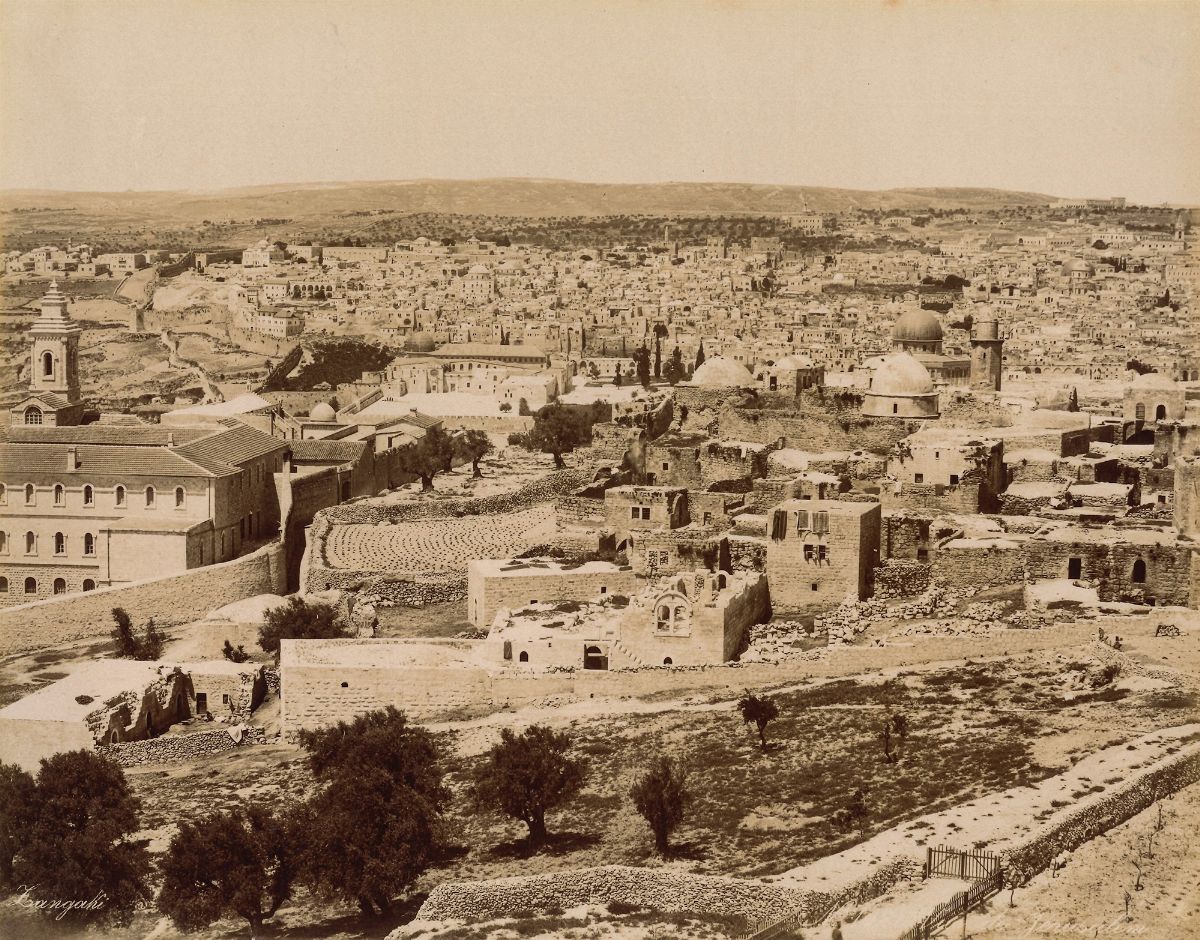 George & Constantine Zangaki - Panorama De Jerusalem ; Vue De Jerusalem
