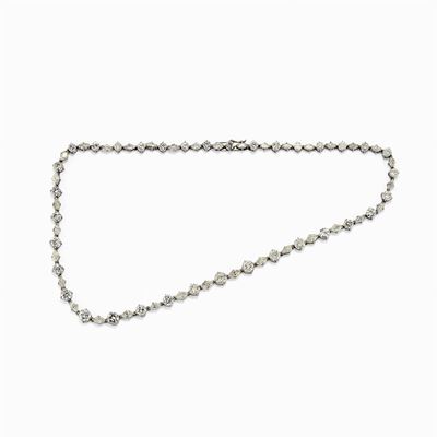 Collana in Platino e Diamanti