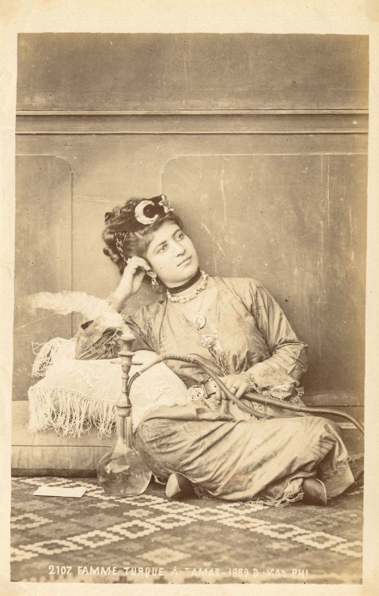 Tancrède Dumas - Femme Turque À Damas ; Dame Turque a Costantinople