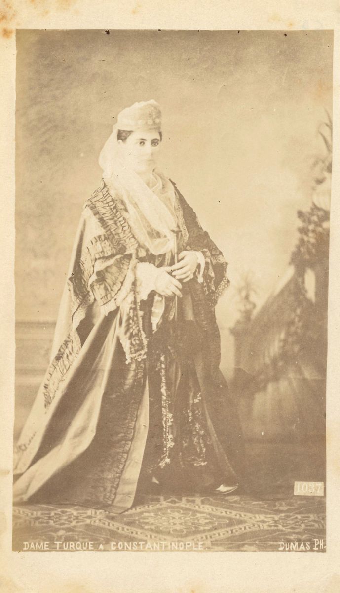 Tancrède Dumas - Femme Turque À Damas ; Dame Turque a Costantinople