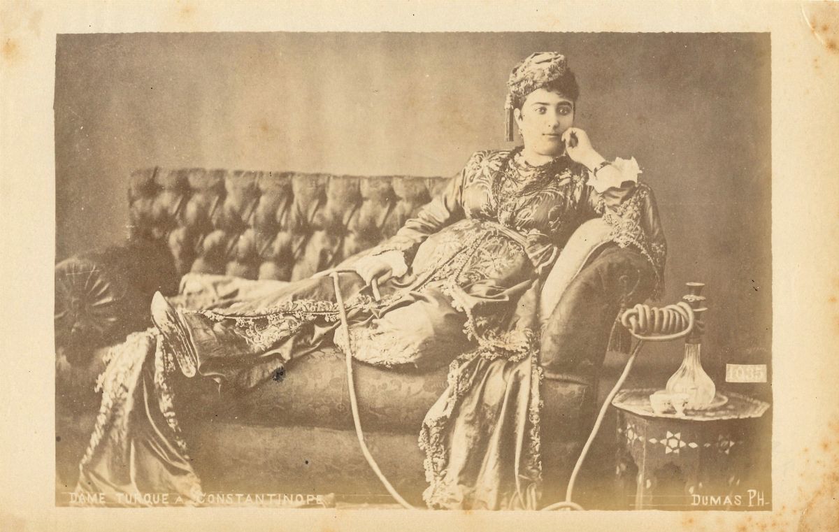 Tancrède Dumas - Femme Turque À Damas ; Dame Turque a Costantinople