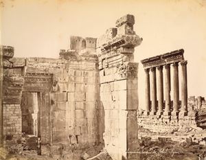 Balbek, Colonnes du temple du Soleil, Syrie