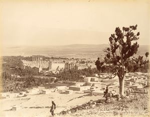 Vue g&eacute;n&eacute;rale de Balbek, Syrie