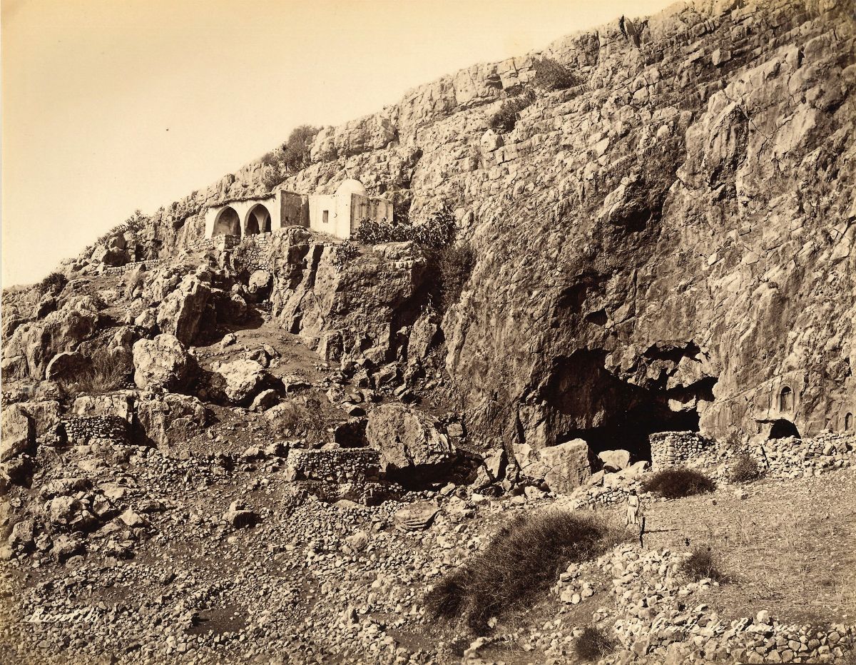 féLIX Bonfils - Sources Du Jourdain À Banias ; Grotte De Banias