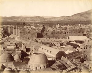 Damas, Vue générale de la fortesse ; Damas, Vue de damas er de l'Anti - Liban