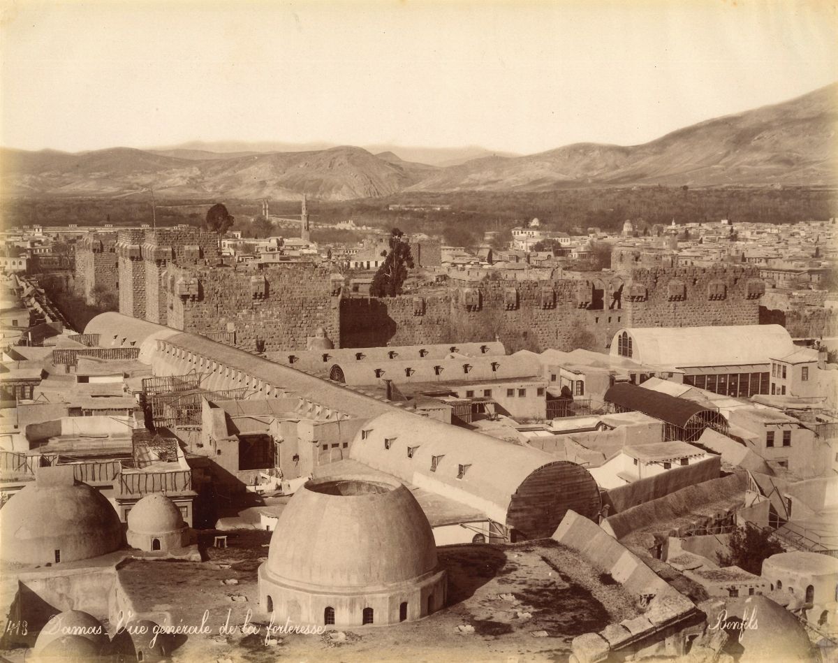 féLIX Bonfils - Damas, Vue Générale De la Fortesse ; Damas, Vue De Damas Er De L'anti - Liban