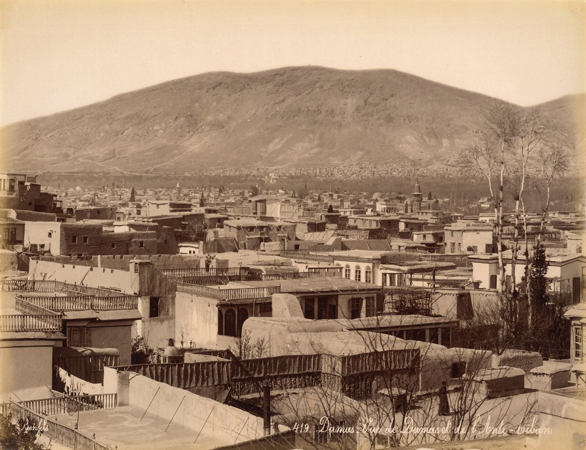 féLIX Bonfils - Damas, Vue Générale De la Fortesse ; Damas, Vue De Damas Er De L'anti - Liban