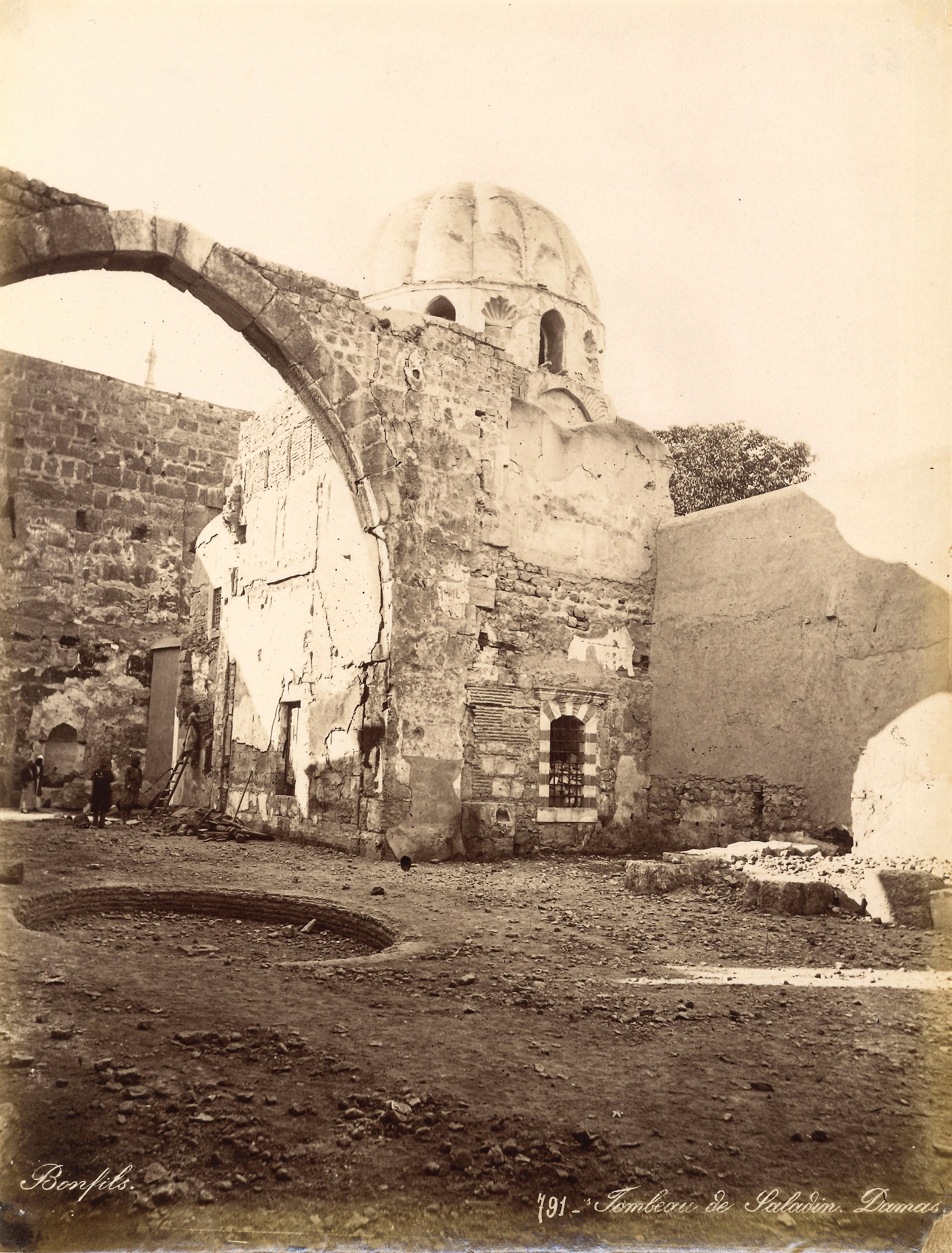 féLIX Bonfils - Tombeaux De Saladin, Damas ; Damas, Minaret De L'ovest, Syrie