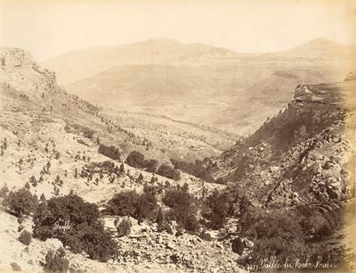 Anti-liban Vue Générale De Zebdani ; Vallée Du Nahr-ibrahim