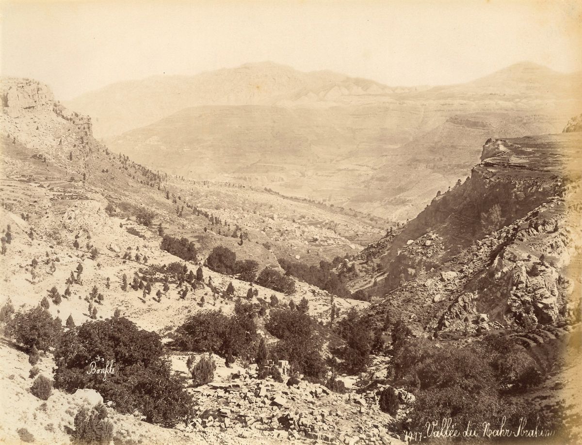 féLIX Bonfils - Anti-liban Vue Générale De Zebdani ; Vallée Du Nahr-ibrahim