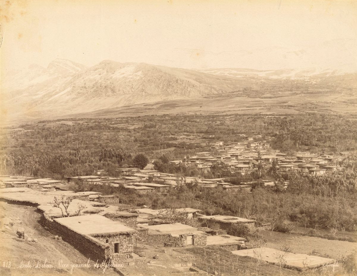 féLIX Bonfils - Anti-liban Vue Générale De Zebdani ; Vallée Du Nahr-ibrahim