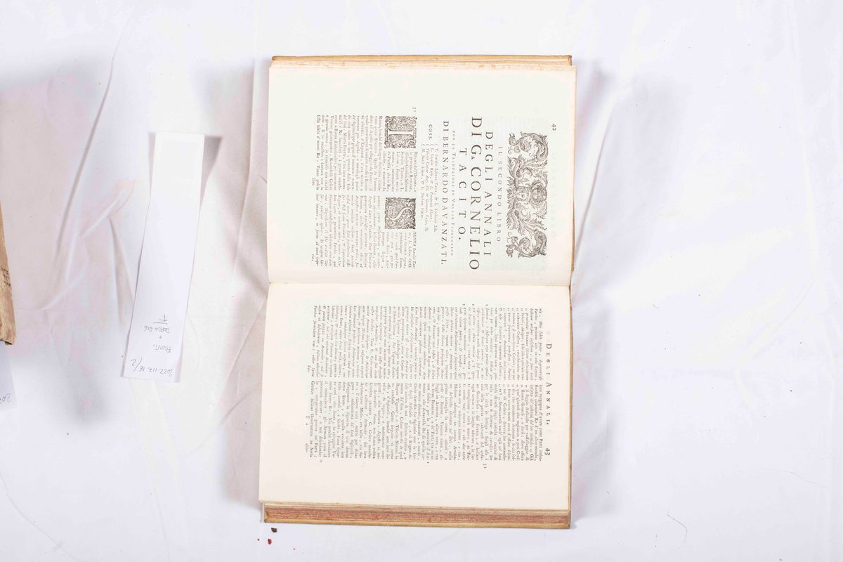 Publio Cornelio Tacito - Opere... con la Traduzione in Volgar Fiorentino del Signor Bernardo Dava...