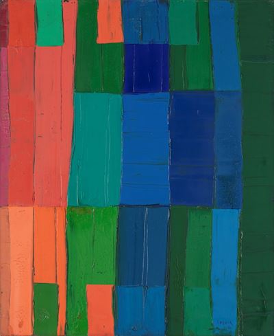 Come una mattina, olio su tela, 1968