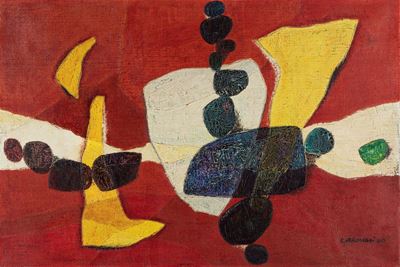 Relativo n. 31, olio su tela, 1960