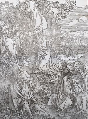 Durer, Albrecht  - Cristo sul Monte degli Ulivi