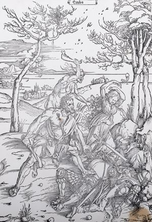 Durer, Albrecht  - Ercole combatte i gemelli figli di Molione