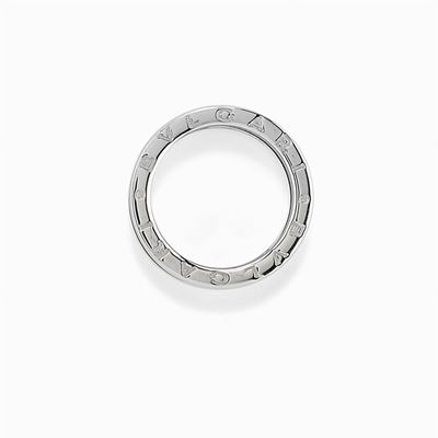 Anello in Oro Bianco 18k e Ceramica