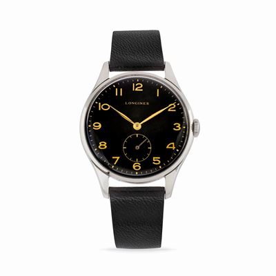 Calatrava 6334 oversized, anni '40, acciaio