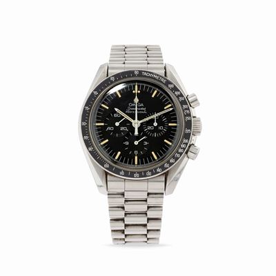 Speedmaster Apollo XI 345.0808, anni '90, cassa rotonda in acciaio, movimento a carica manuale