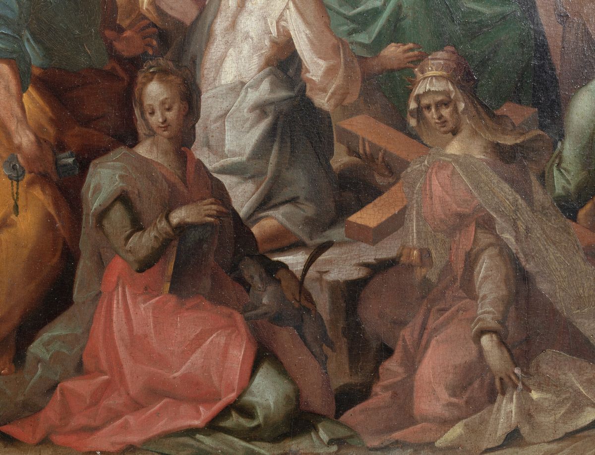 Tommaso Manzuoli, Detto Maso da San Friano - Ascensione di Cristo con la Vergine, gli Apostoli e ...