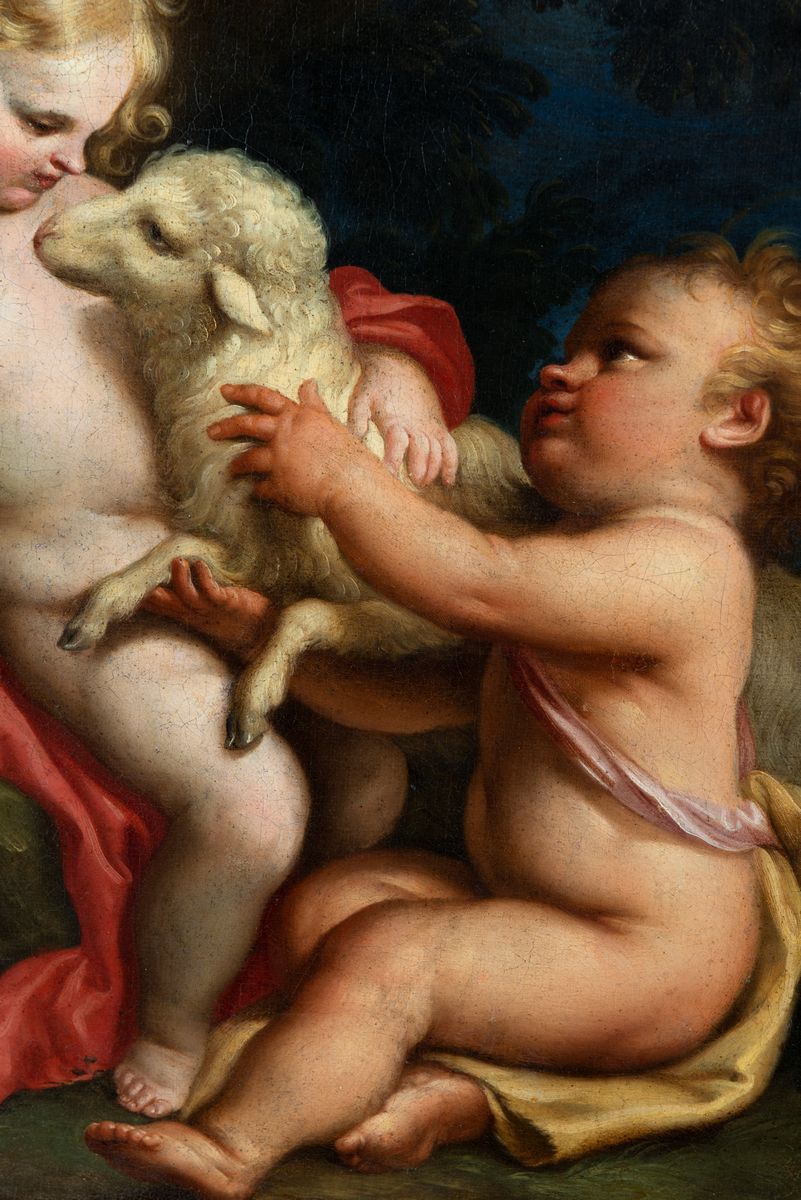 Scuola Genovese, Seconda Metà del Secolo XVII - Gesù Bambino e San Giovannino