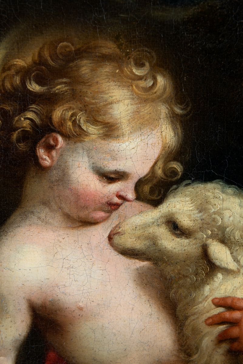 Scuola Genovese, Seconda Metà del Secolo XVII - Gesù Bambino e San Giovannino