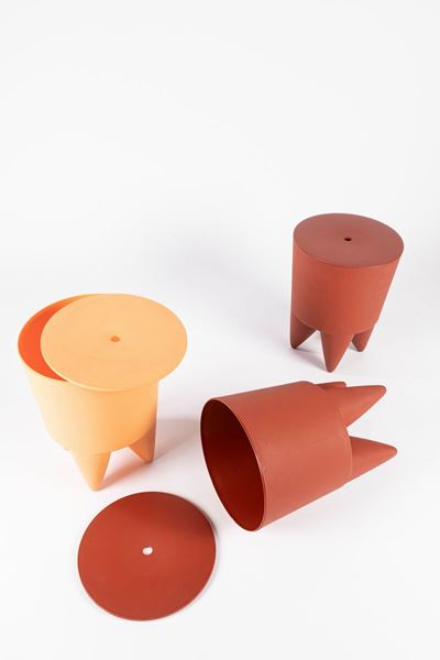 Bubu - Sgabelli contenitori in plastica