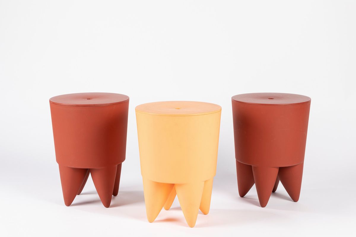 Philippe Starck - Bubu - Sgabelli contenitori in plastica